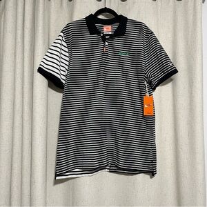 Nike The Nike Polo - Boston Celtics Black and White Stripes, NWT